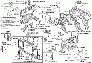 FRONT FENDER APRON & DASH PANEL 1